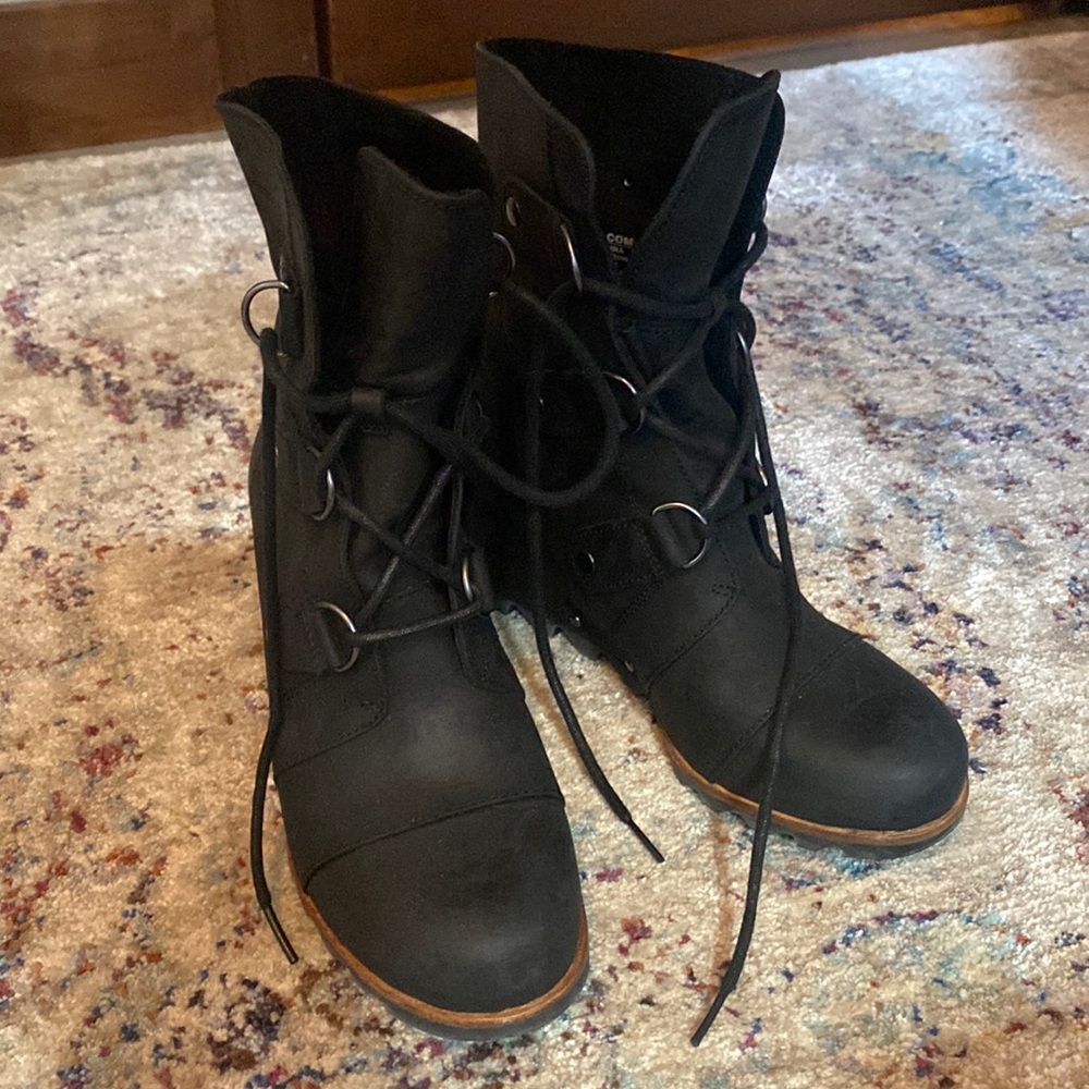 SOREL Joan of Arctic Waterproof Leather Wedge